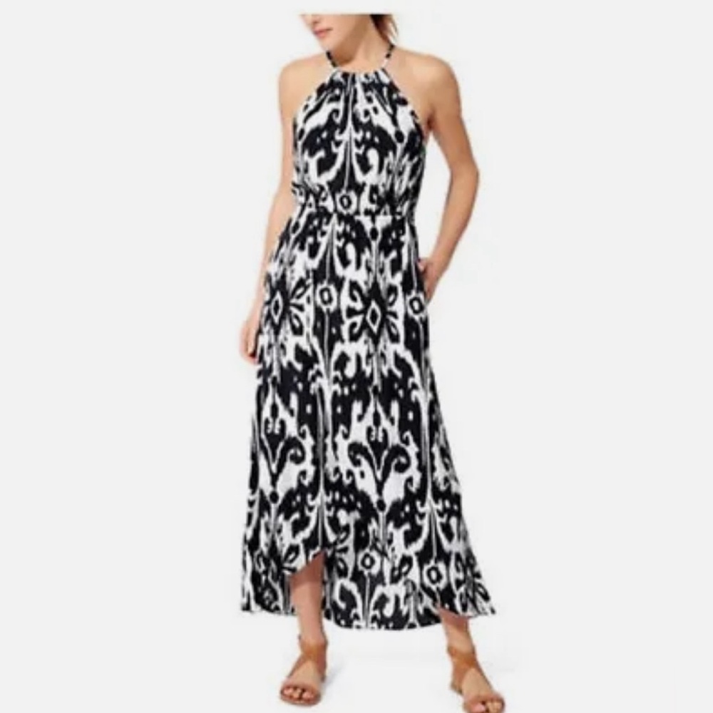 Athleta: Ikat Bloom Ripple Maxi Dress - Size S